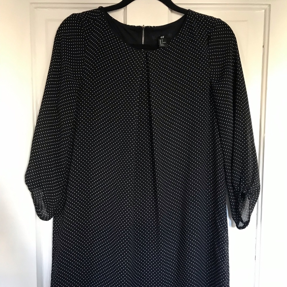 Baby Doll 3/4 sleeve polka dot dress 🎄👌🏻